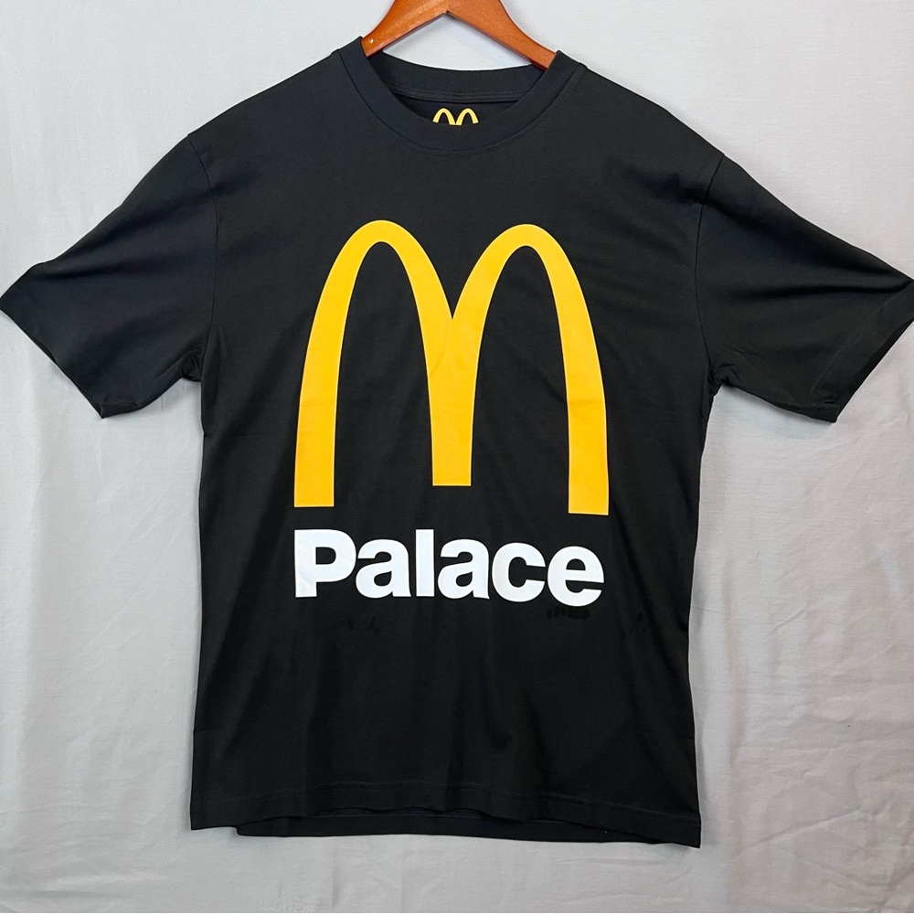 PALACE x McDonalds Black and Yellow Short Sleeve Tee
